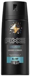 Collision Leather & Cookies All Day Fresh Deodorant & Bodyspray 150ml Axe