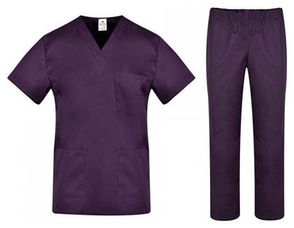 B-Well Cesare Unisex Σετ Ιατρικό Παντελόνι και Μπλούζα από Βαμβάκι και Πολυεστέρα - B Well