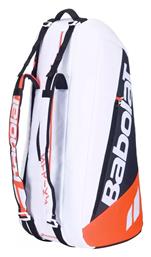 Τσάντα Πλάτης Τένις 6 Ρακετών Λευκή Babolat