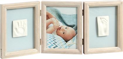 Baby Art Κορνίζα για Αποτύπωμα Μωρού ''My Baby Touch Double'' από Ξύλο για Αγόρι Stormy από το Spitishop