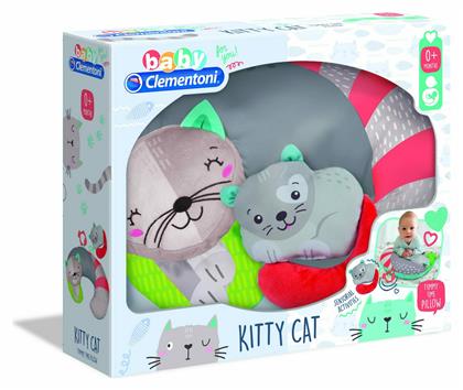 Kitty Kat από Ύφασμα με Μουσική για Νεογέννητα Baby Clementoni
