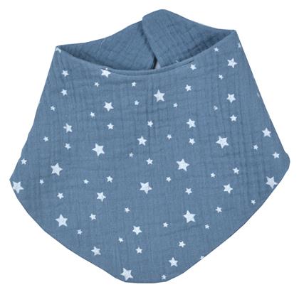 Baby Oliver Μπαντάνα από 100% Βαμβάκι με Αυτοκόλλητο ''Muslin'' Blue από το Katoikein