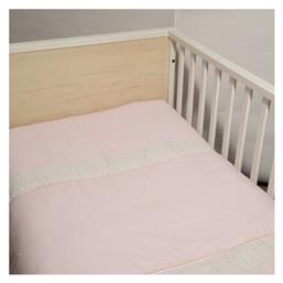 Πάπλωμα Κούνιας Βαμβακερό Ροζ 100x140cm Baby Oliver