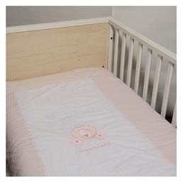 Πάπλωμα Κούνιας Βαμβακερό Ροζ 100x140cm Baby Oliver