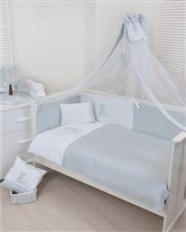 Σετ Κούνιας Bunny Des. 356 Γκρι 3τμχ Baby Oliver