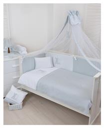 Σετ Κούνιας Bunny Des. 356 Γκρι 3τμχ Baby Oliver