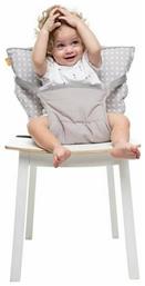 Φορητό Καθισματάκι Φαγητού Υφασμάτινο για Καρέκλα On The Go Grey Baby to Love