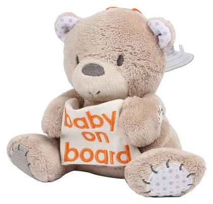 Σήμα Baby on Board Κουκλάκι με Βεντούζα Αρκουδάκι Καφέ Baby Wise