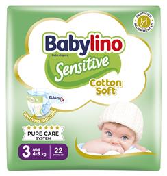 Sensitive Cotton Soft No. 3 για 4-9kg Cotton Soft Babylino