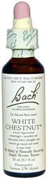 Bach White Chestnut Ανθοΐαμα σε Σταγόνες για Χαλάρωση 20ml