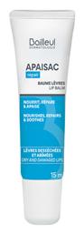 Laboratoires Apaisac Repair Lip Balm Επανορθωτικό Βάλσαμο για Σκασμένα Χείλη 15ml Bailleul