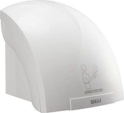Bakaji Πλαστικός Στεγνωτήρας Χεριών με Αισθητήρα Λευκό 2kW από το Snatch