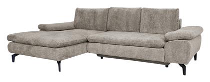 Bandera Γωνιακός Καναπές Κρεβάτι με Αριστερή Γωνία & Αποθηκευτικό Χώρο Ανοιχτό Γκρι 263x168εκ. ArteLibre