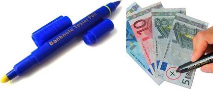 Στυλό Ανίχνευσης Πλαστών Χαρτονομισμάτων Banknote Tester Pen από το Hellas-tech