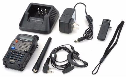 UV-5RA & Μικροακουστικό Ασύρματος Πομποδέκτης UHF/VHF 5.8W με Μονόχρωμη Οθόνη Baofeng