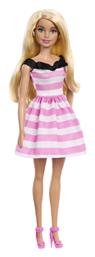 Blonde with Pink Striped Dress για 3+ Ετών Barbie