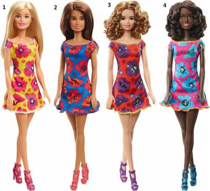 Κούκλα Barbie για 3+ Ετών (Διάφορα Σχέδια) 1τμχ