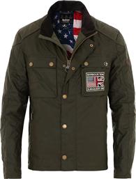 Barbour ανδρικό μπουφάν με patch ''Int.Steve McQueen™ Ashbury'' - MWX1569 - Λαδί από το Notos