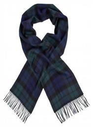 Ανδρικό Κασκόλ από Κασμίρ Navy Μπλε Barbour