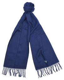 Plain Lambswool Ανδρικό Κασκόλ Μάλλινο Μπλε Barbour