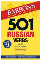 BARRON'S 501 RUSSIAN VERBS 4TH ED - Barrons