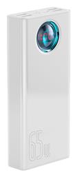 Amblight Overseas Edition 30000mAh 65W Λευκό Baseus