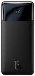 Bipow Digital Display 10000mAh 15W Μαύρο Baseus