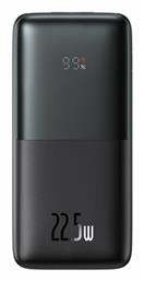 Bipow Pro 10000mAh 22.5W Μαύρο Baseus