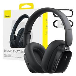 Bowie H1i Bluetooth / 3.5mm με 100 ώρες Λειτουργίας Μαύρα Baseus
