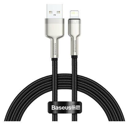 Braided USB to Lightning Cable Μαύρο 1m (CALJK-A01) Baseus