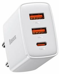 Compact 2U+C USB-C Χωρίς Καλώδιο 30W Baseus