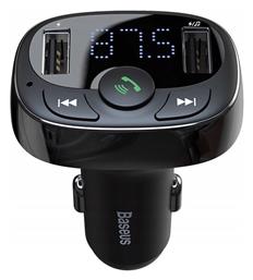 FM Transmitter Αυτοκινήτου με Bluetooth / MicroSD / USB Baseus