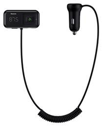 FM Transmitter Αυτοκινήτου S-16 με Bluetooth / USB / AUX / MicroSD Baseus