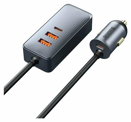 Φορτιστής Αυτοκινήτου με Θύρες 2xUSB-A 2xType-C Baseus