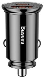 Φορτιστής Αυτοκινήτου με Θύρες 1xUSB-A 1xType-C Baseus