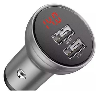 Φορτιστής Αυτοκινήτου με Θύρες 2xUSB-A Baseus