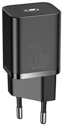 USB-C Wall Adapter Μαύρο (Super Si) Baseus