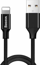 Yiven USB to Lightning Cable Μαύρο 1,2m (CALYW-01) Baseus