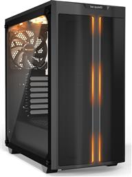 Be Quiet Pure Base 500DX Gaming Midi Tower Κουτί Υπολογιστή με Πλαϊνό Παράθυρο και RGB Φωτισμό Μαύρο