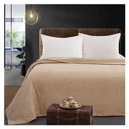 11550 Κουβέρτα Fleece Μονή 160x220εκ. Μπεζ Beauty Home
