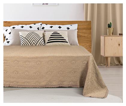 1349 Κουβέρτα Fleece Μονή 170x250εκ. Antique Beauty Home