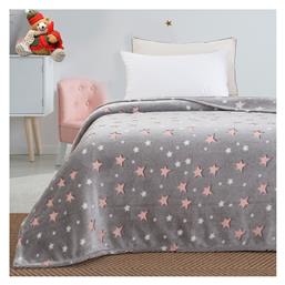 1991 Κουβέρτα Fleece Υπέρδιπλη 220x240εκ. Γκρι Beauty Home