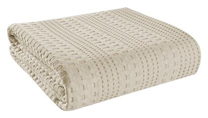 1995 Κουβέρτα Πικέ Μονή 170x240εκ. Cream Beauty Home