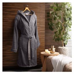 3428 Μπουρνούζι με Κουκούλα Ανθρακί Beauty Home