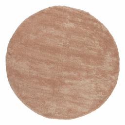 9610 Shaggy Χαλί Στρογγυλό Pink Fluffie Art με Διάμετρο 160εκ. Beauty Home