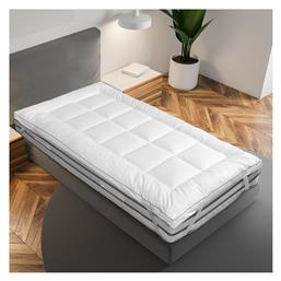 Ανώστρωμα Booster Art King Size Microfiber με Λάστιχα Εφαρμογής 180x200x8εκ. Beauty Home