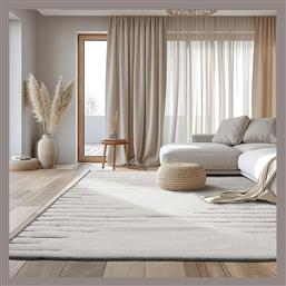 Cozy Art 9637 Σετ Μοντέρνα Χαλιά Κρεβατοκάμαρας Βαμβακερά Εκρού 2024963700065 3τμχ Beauty Home