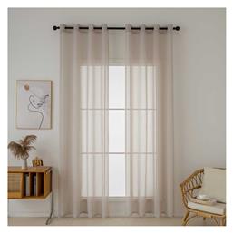 Κουρτίνα με Τρουκς Sharp Art 8448 Μπεζ 140x270εκ. Beauty Home