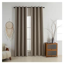 Κουρτίνα Συσκότισης με Τρουκς Elite Art 8392 Μπεζ 140x270εκ. Beauty Home