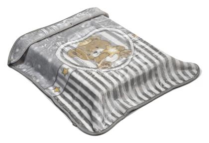 Κουβέρτα 5250 Βαμβακερή Γκρι 80x110cm Beauty Home